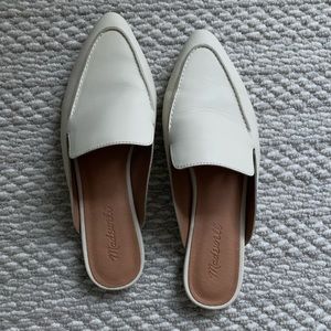 EUC Madewell Frances Skimmer Mule in Cream